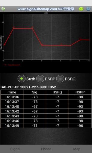 LTE信号路测截图4
