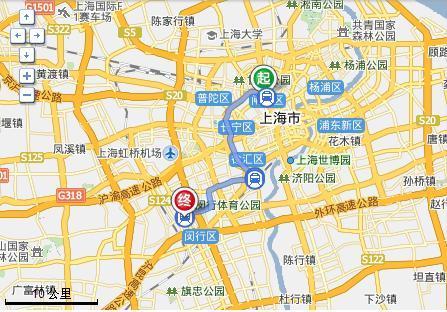 上海汽车总站到12号地铁终点站怎么走,有多远