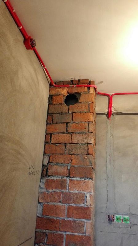 红砖包厨房烟道,红砖要砌多高?烟道通风口怎么