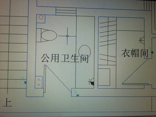 cad室内设计平面图,绘制图中蓝色的和那几个红AI请问中闹钟怎么图片