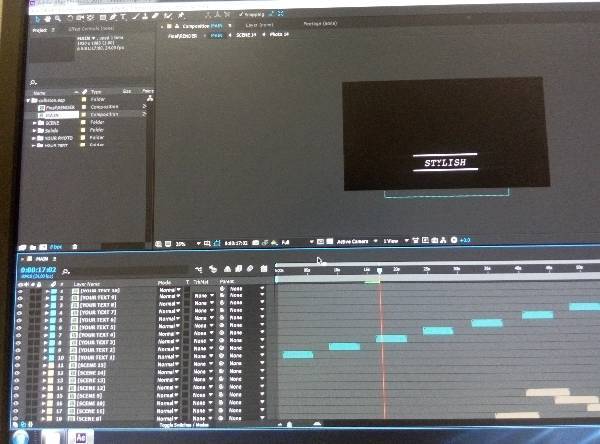 网上下载的ae模板没有图层只有文字 怎么才能