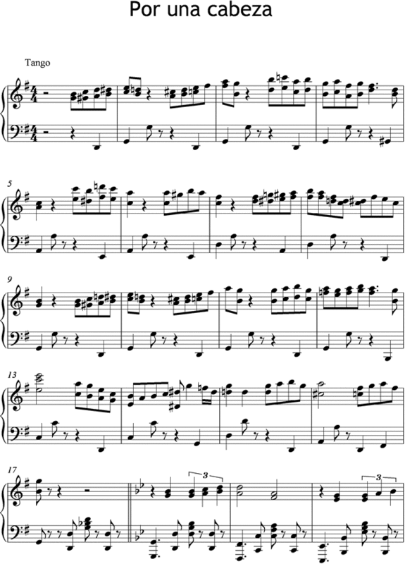 por una cabeza小提琴曲谱 我的舍友很强势,喜欢叫我做这做那,我不想