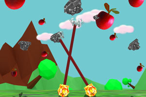 海绵宝宝摘苹果,海绵宝宝摘苹果小游戏,360小