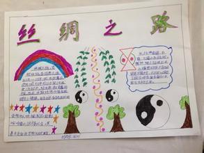 谁知道丝绸之路的手抄报怎么画 还有哦特曼净