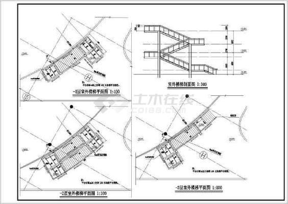 钢结构楼梯施工图（钢结构楼梯施工图是一类专门针对钢结构楼梯的设计图纸）