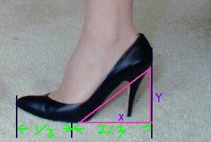 1米68的女生可以穿多高的高跟鞋,按黄金比例来