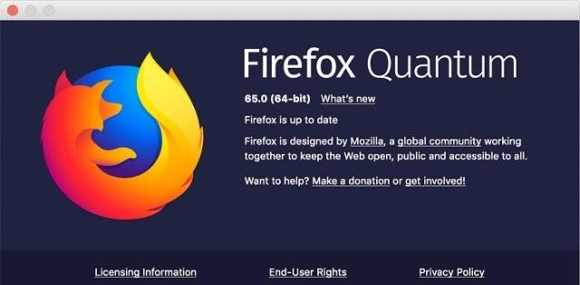 Mozilla发布Firefox 65.0正式版 提供MSI安装包
