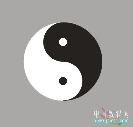 CDR绘制太极图形_360问答