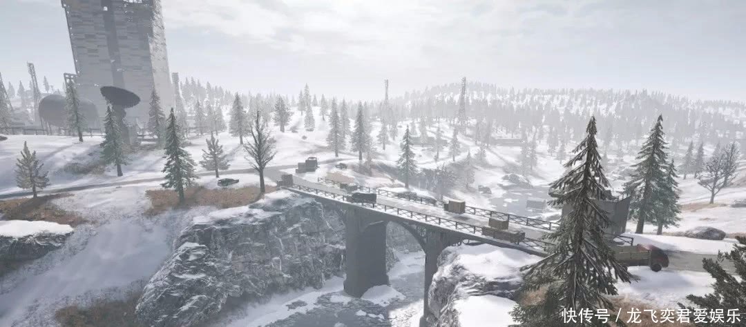 绝地求生:雪地图狙击枪较多地点,最主要是人很