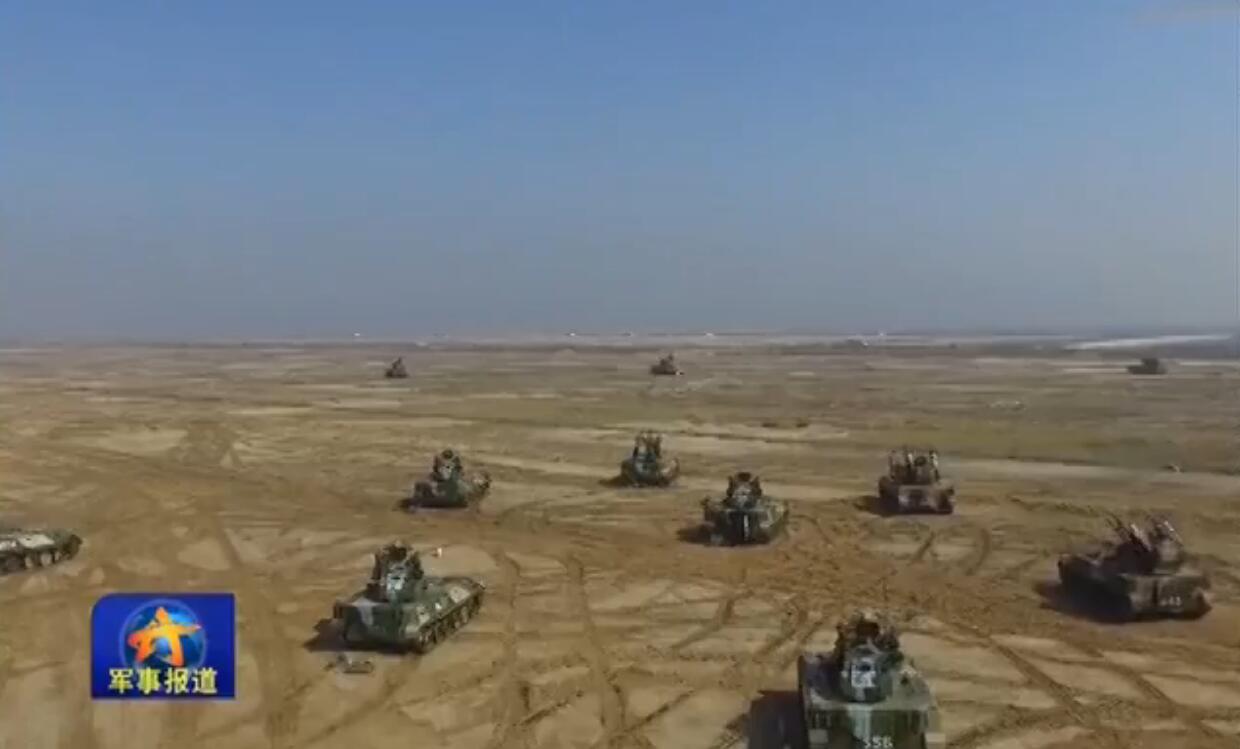朱日和基地"蓝军"渤海湾射击 首发就命中