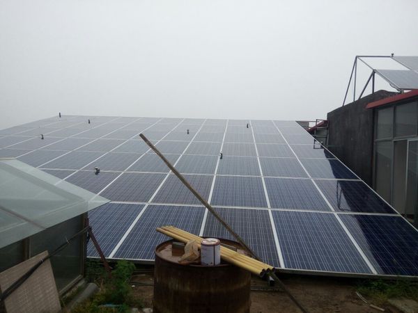 25KW屋顶分布式光伏发电系统防雷,无独立避雷