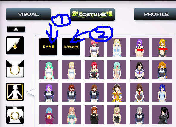 3d定制女仆怎么把创建形象保存起来?_360问答