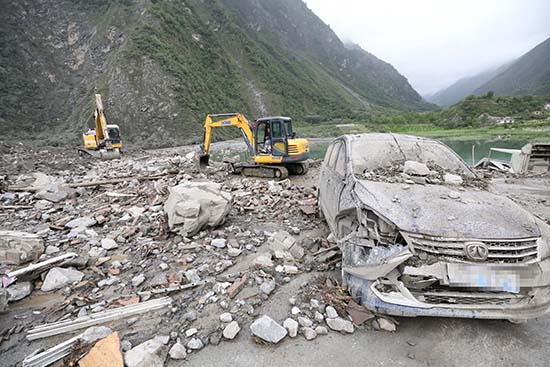 降雨致茂县山体垮塌 专家:汶川地震影响坡体结构