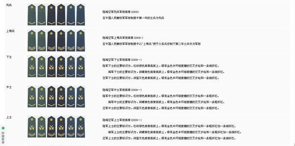 中国人民军队的军衔等级介绍_360问答