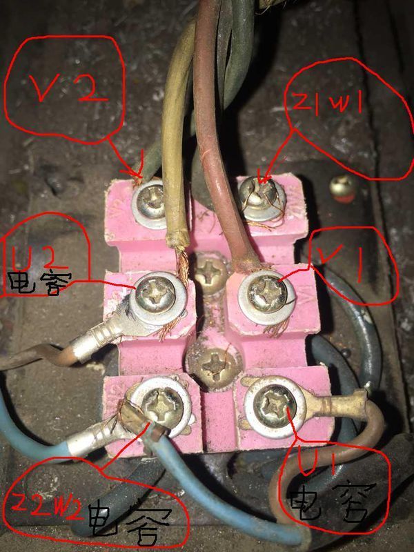双电容 正反转 接线图-220v正反转实物接线图|步进器