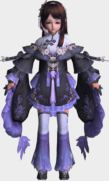 《剑网3》重制版万花雪河校服一览