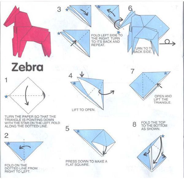 动物折纸系列如何折马_360问答