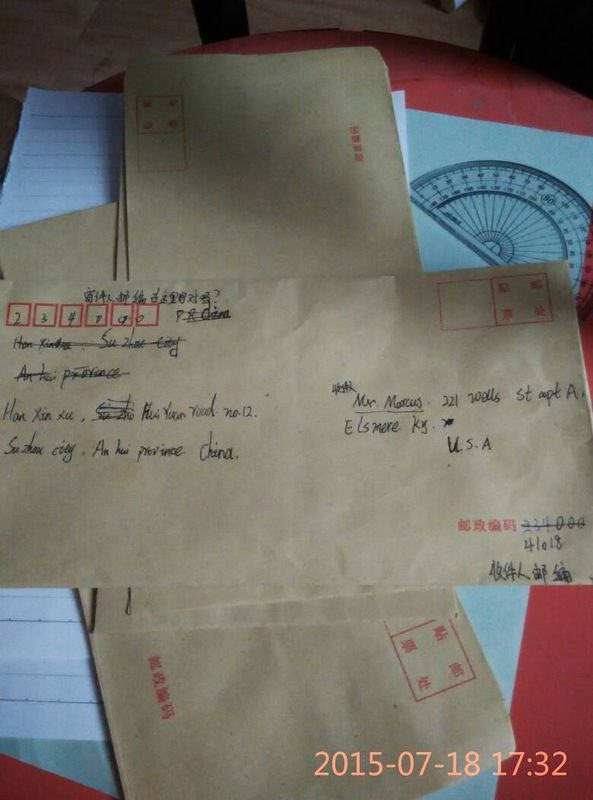 第一次写信,不知道信的格式对吗?求指导。写封