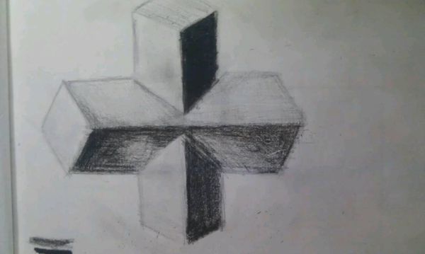 刚自学两天,画的好吗,有天赋素描描吗。_360问