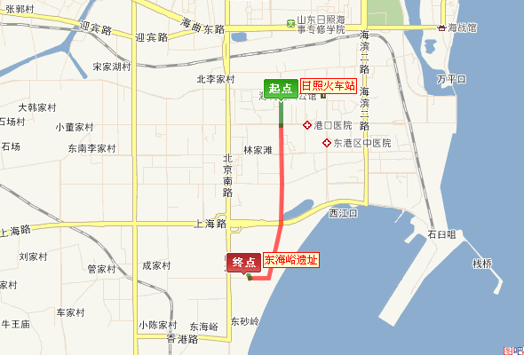 简介 东海峪遗址位于山东省日照市东港区石臼所东南海峪村西北,为大