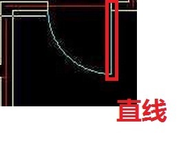 CAD电子版上开门方向辨认?_360问答用cad抛物线画图片