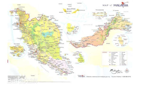 为什么有两个马来西亚?世界地图上有一个马来