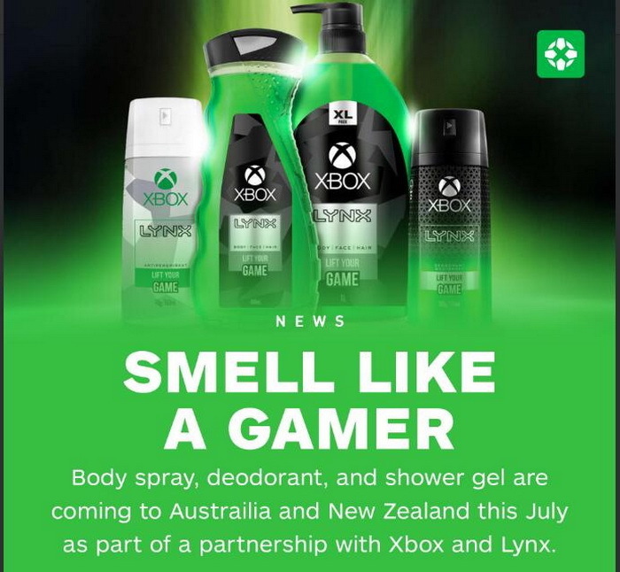 有薄荷也有柑橘味!Xbox开始卖香水+沐浴露+除