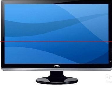 电脑液晶显示器出现一条绿色竖的条纹是怎么回