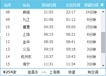 麻城南站到嘉兴多长时间?_360问答