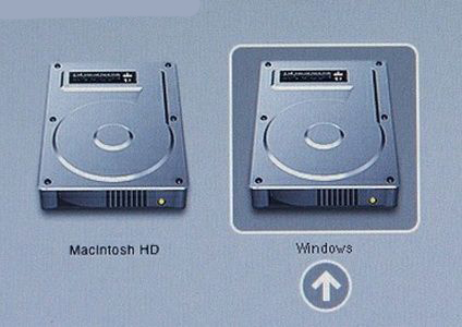 请问苹果笔记本WIN7系统下怎么切换到MAC自