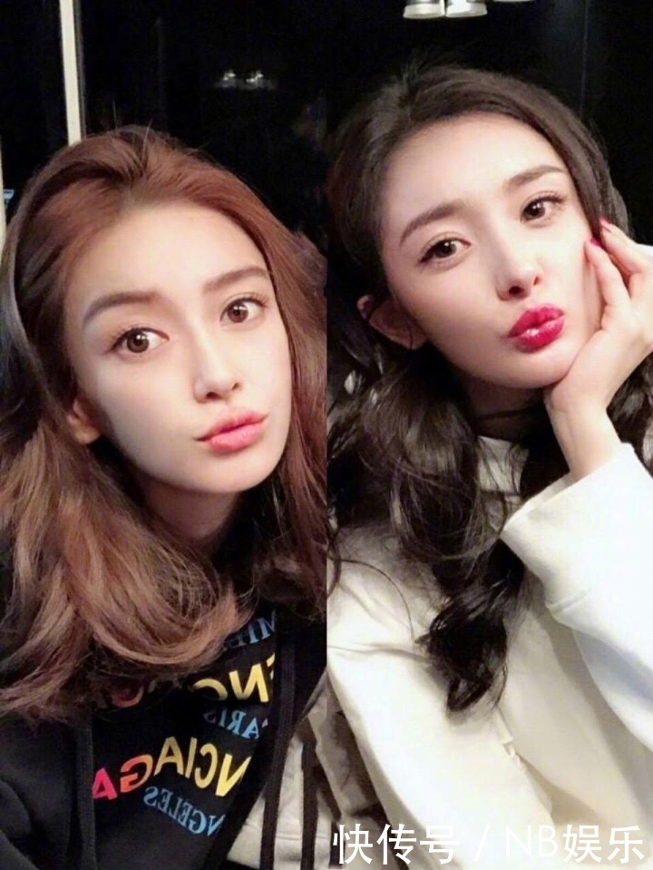 杨幂迪丽热巴:杨颖生日快乐 笑容常伴 再生一胎