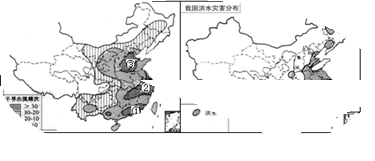 国南方地区发生了大面积洪涝灾害。阅读下列材