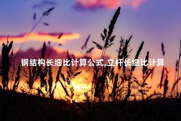 鋼支撐受壓桿件的長(zhǎng)細(xì)比（如何計(jì)算鋼支撐受壓桿件的長(zhǎng)細(xì)比？）