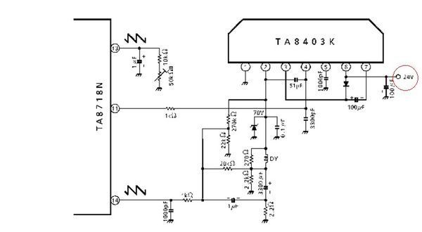 TA8403K场集成电路的供电电压是多少_360问