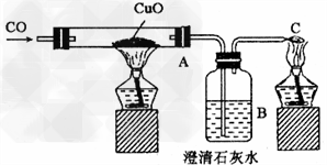 如图所示是用一氧化碳还原氧化铜的实验装置图