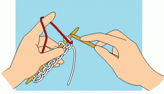 织围巾拿针的手势是什么样的_360问答