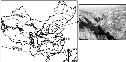 读《中国地图》,回答下列问题:(1)A行政中心是