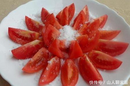 西红柿+白糖不仅吃着爽口,敷面还消除雀斑吴秀波荷兰豆的v白糖图片