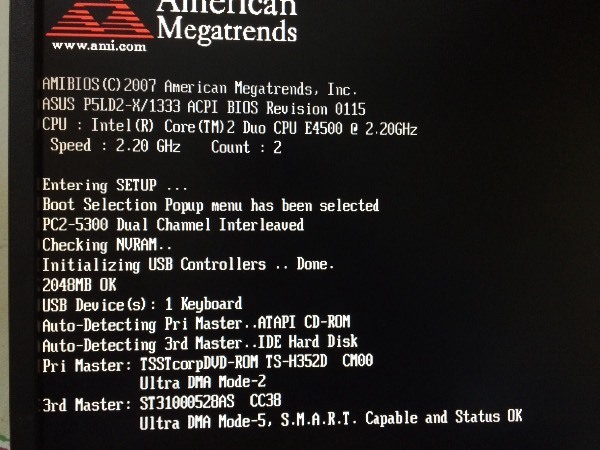 重装电脑系统后还是开不了机。F8也没办法进