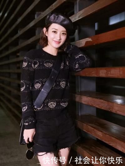 女星头戴贝雷帽谁最美?杨颖第八,赵丽颖第二,