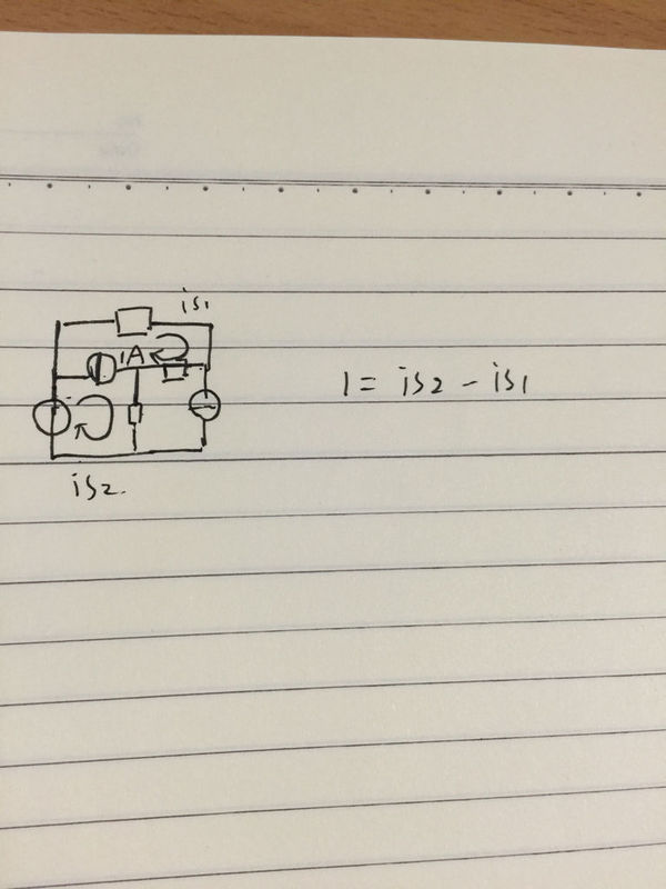网孔电流法这个增补方程为什么is2-is1?_360问