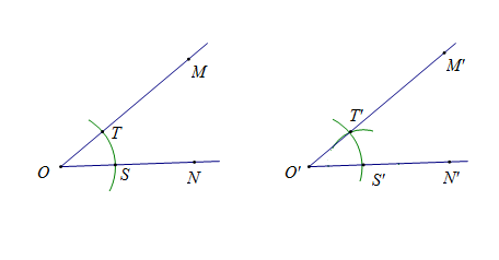 如何用直尺和圆规画一个角等于已知角_360问