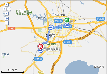 合肥明光路汽车站到合肥财经学院坐几路公交车