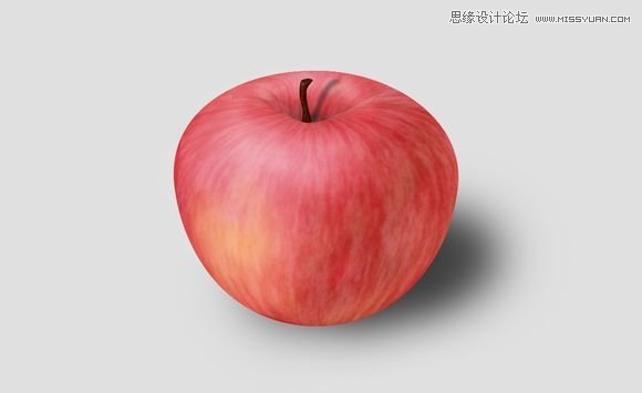 Photoshop绘制逼真可口的红苹果教程_360问答