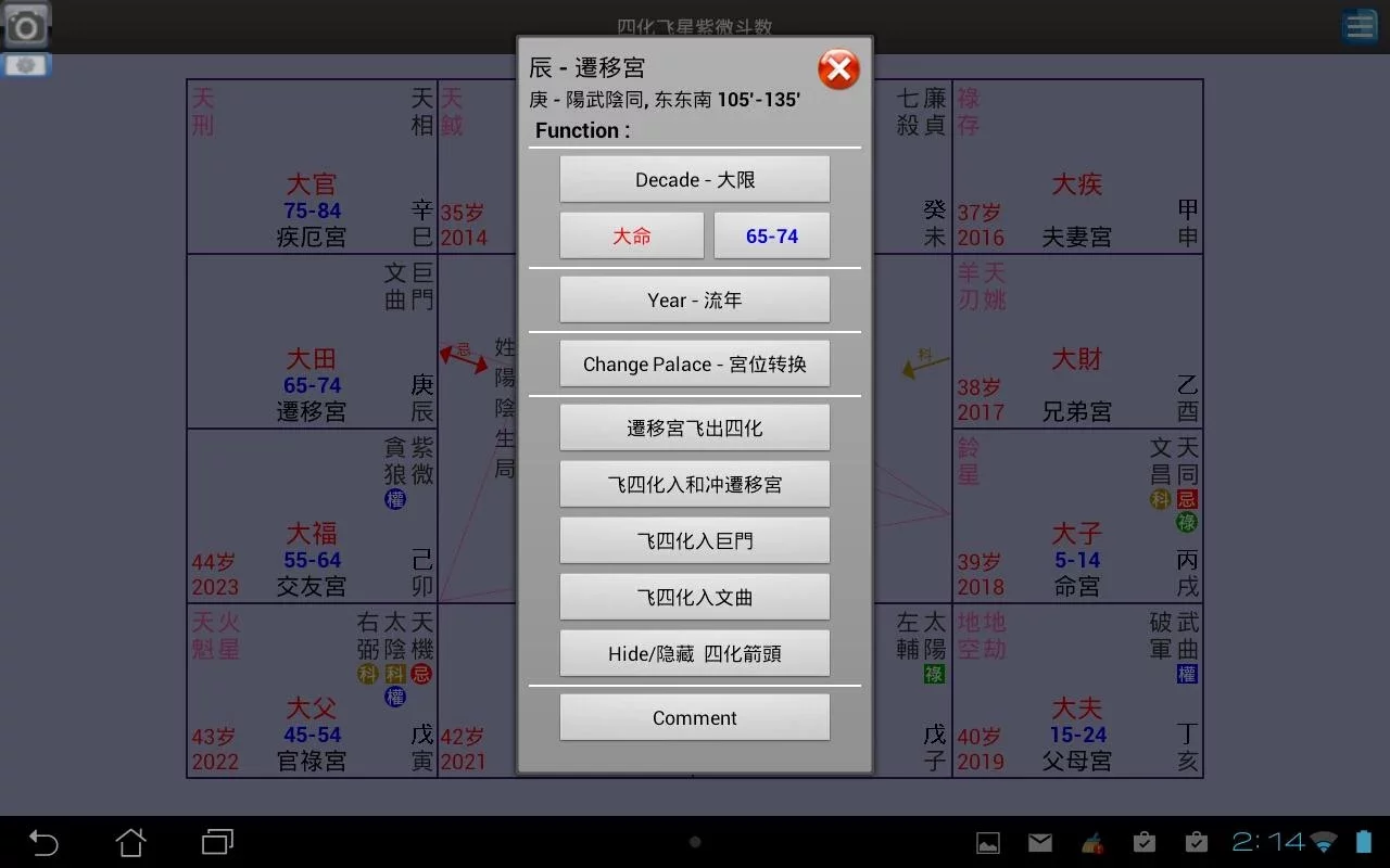 四化飞星紫微斗数 - Zi Wei Dou Shu截图9