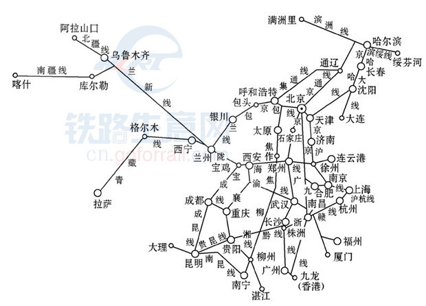 中国高速铁路网地图_360问答
