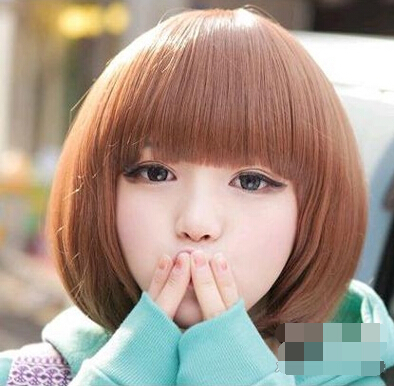 女生圆脸超短发发型图片_360问答