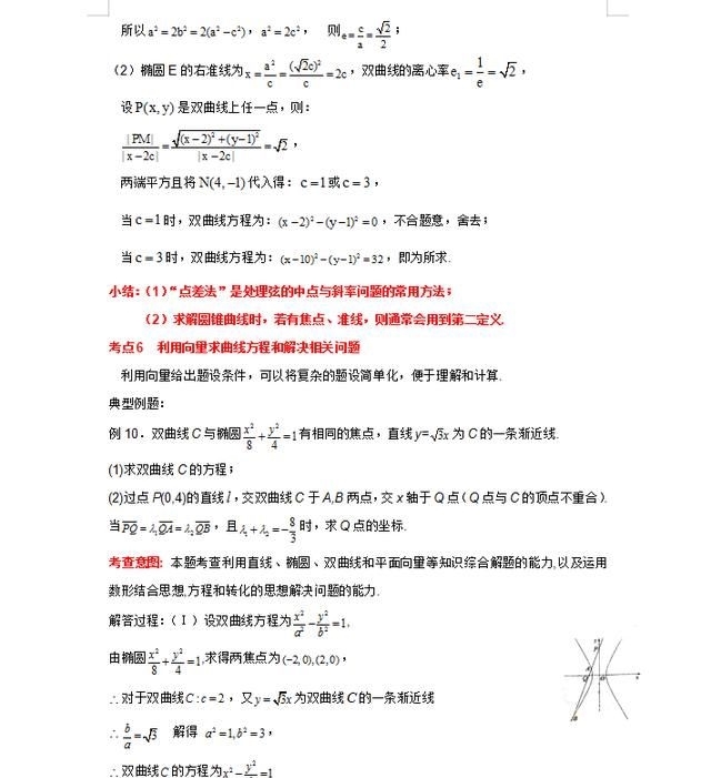 题型高中:解析几何术语吃透,逢考必出,答题比盲数学地理高中汇总图片