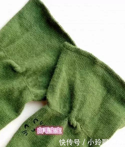 大方的自带袖马鞍肩羊绒衫的织法详细教程