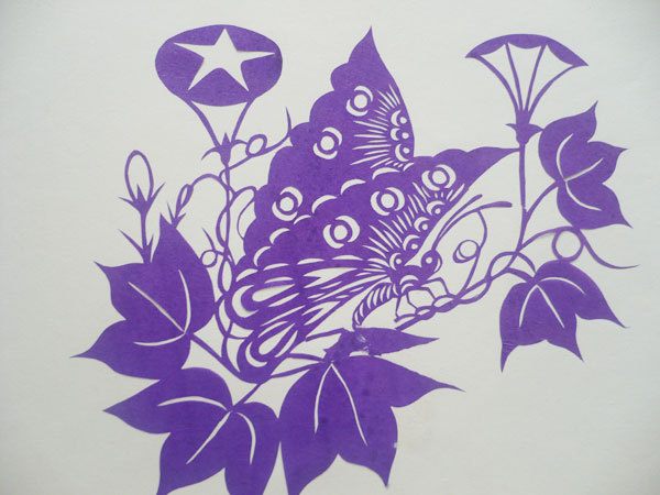 兰福梅剪纸:蝴蝶